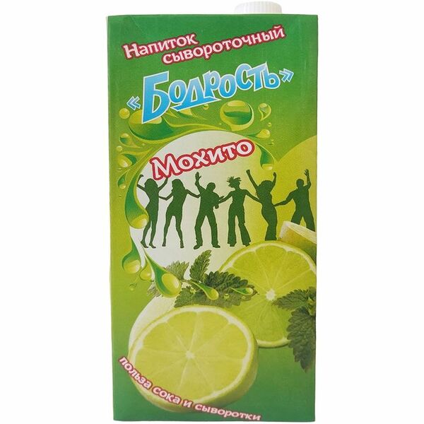 Напиток Вологодский МК Бодрость со вкусом мохито, 950мл