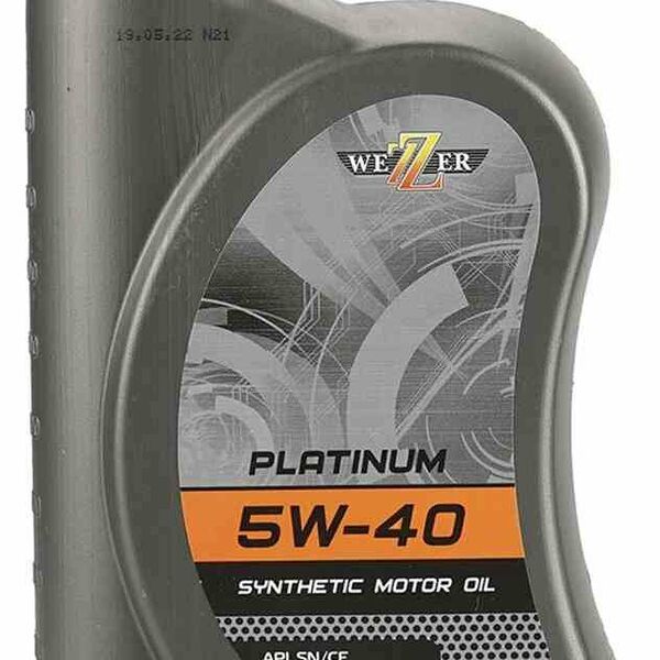Масло моторное синтетическое Wezzer 5W-40 SN/CF Platinum 1л