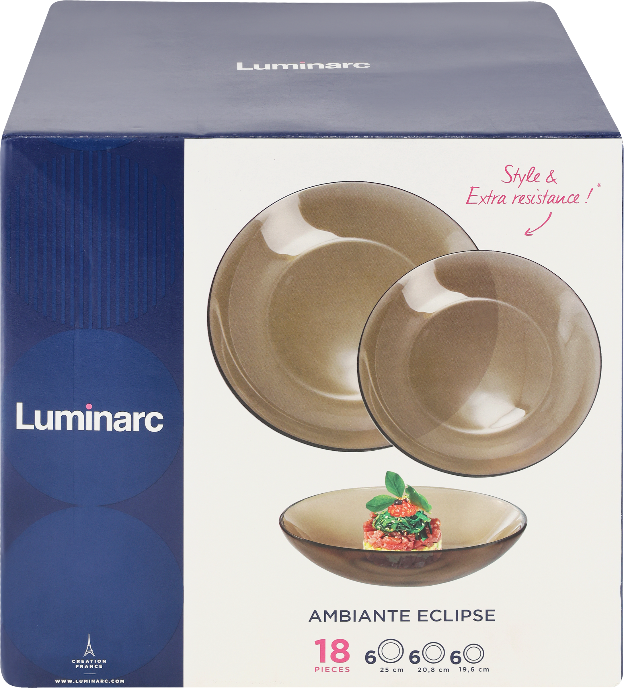 

Набор столовый Luminarc Ambiante Eclipse 18 предметов, стекло Арт. N4579