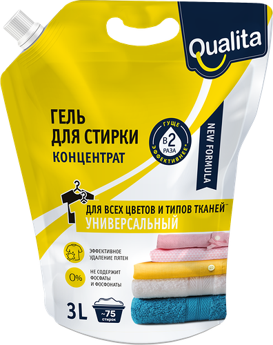 Гель для стирки Qualita универсальный