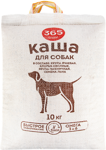 Каша для собак 365 дней Рацион 1, 10кг