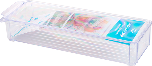 Органайзер для холодильника Idea 10х30х5 см с крышкой прозрачный