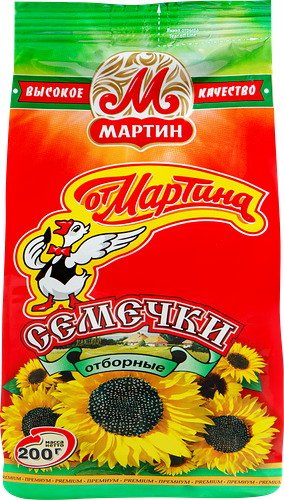 Семечки От Мартина Отборные обжаренные, 200г