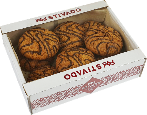

Печенье STIVADO Овсяное с темным декором, 300г