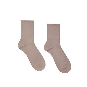 Носки Belle you без резинки бамбук цвет кофе с молоком р.38-39 (25)