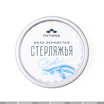 

Икра Путина зернистая стерляди первый сорт