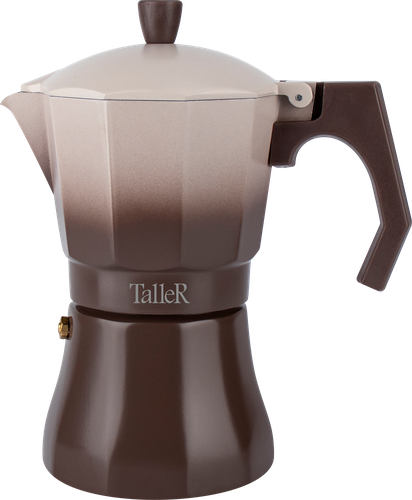 

Кофеварка гейзерная TALLER Essentia, алюминий, индукция, 300мл, Арт. TR-99323