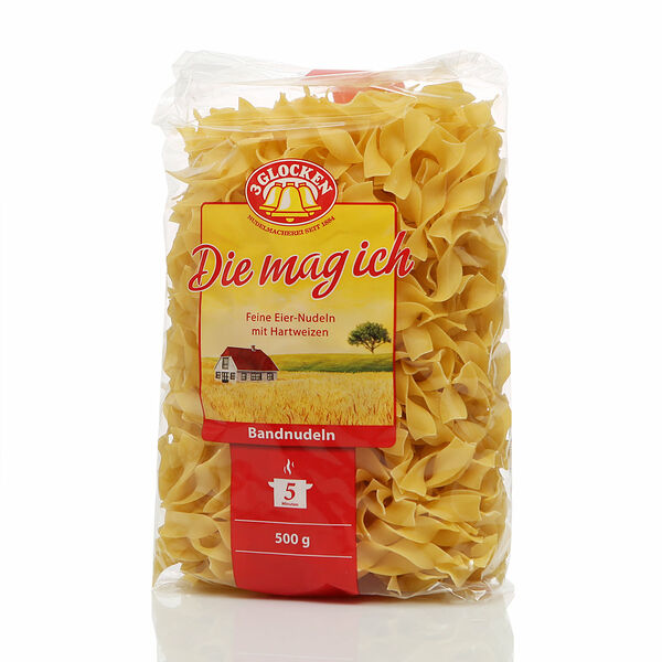 Макароны Лапша короткая прямая ТМ 3 Glocken (3 Глокен)