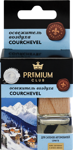 Освежитель воздуха автомобильный PREMIUM CLUB Courchevel, аналог аромата La vie es belle, Lancome, 6мл