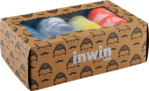 

Носки мужские INWIN тай-дай, Арт. G14, 4пары