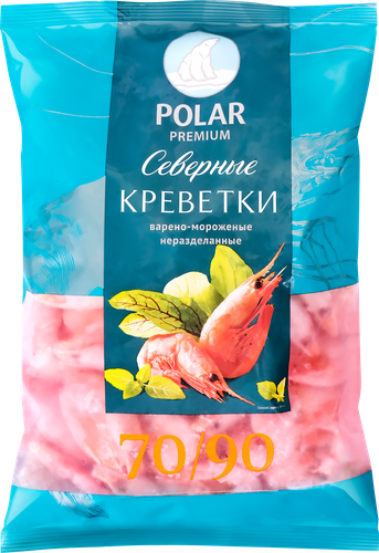 

Креветки Polar Premium варено-мороженые 70/90 1 кг