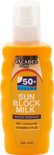 Молочко солнцезащитное ESCABEL SUN SPF50+, 200мл