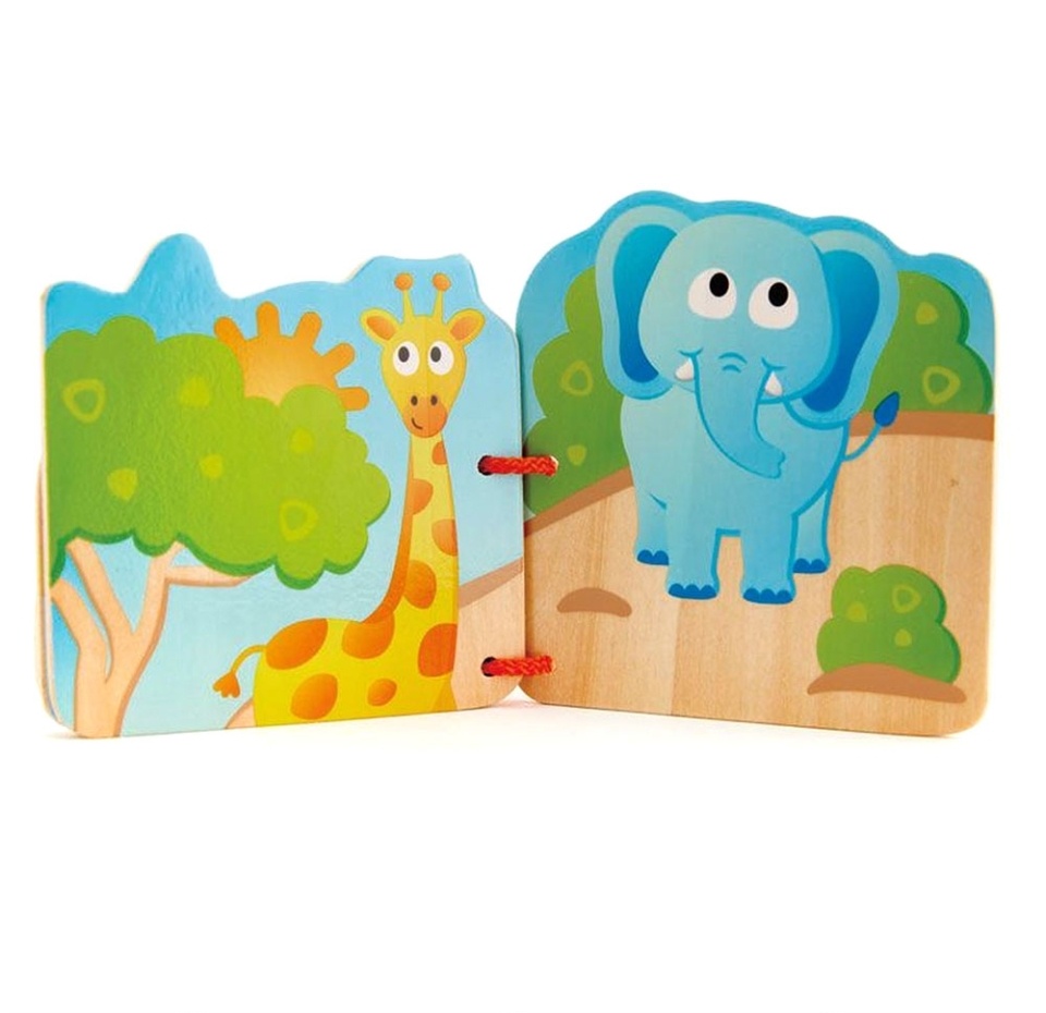 

Книга-игрушка «Дикие животные» от 1 года, Hape, Швейцария
