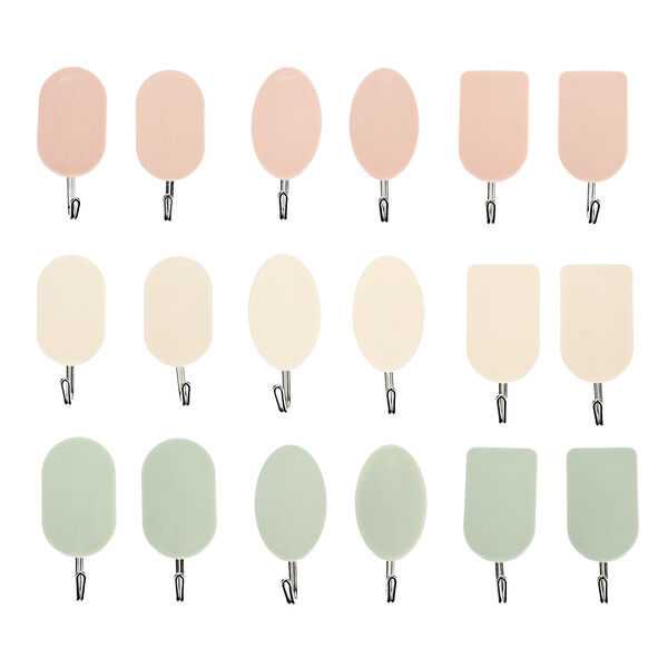 Vetta крючки самоклеящиеся в пакете, 2шт, 3 цвета, wf-312/2,