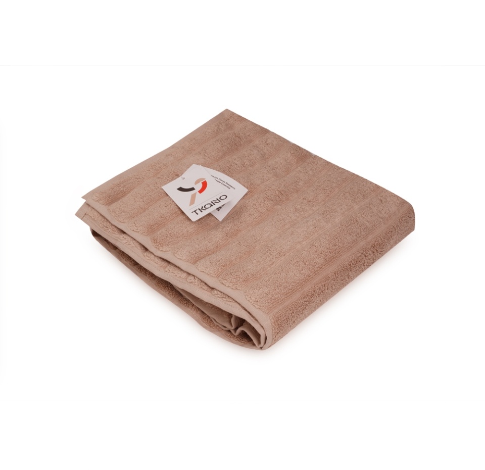 

Полотенце для рук Tkano Waves бежевого цвета из коллекции Essential, 50х90 см