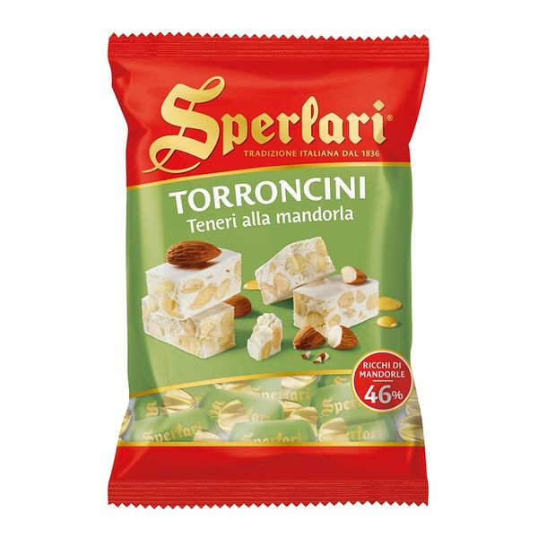 Конфеты Sperlari из нуги с миндалем