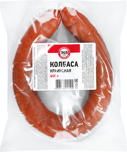 Колбаса полукопченая 365 ДНЕЙ Краинская