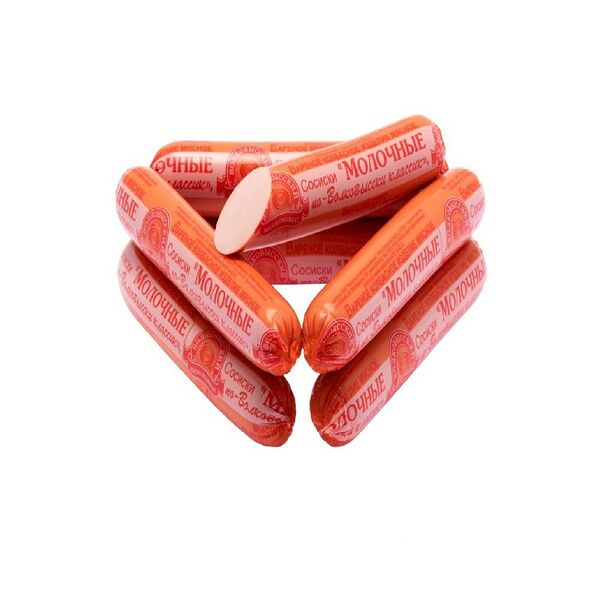 Сосиски Молочные по-Волковысски классик вар колб изд мясн в/с газ вес Волковысский МК