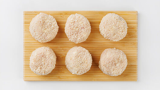 Котлеты из индейки и цыпленка с сыром чеддер