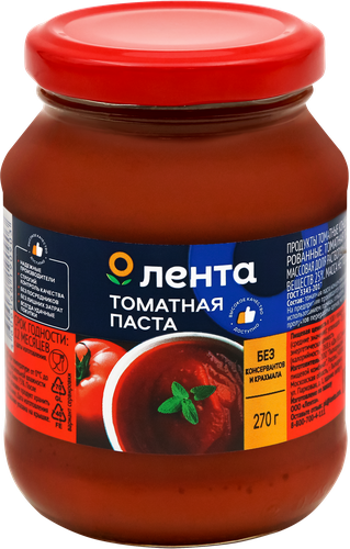 

Паста томатная ЛЕНТА 25%