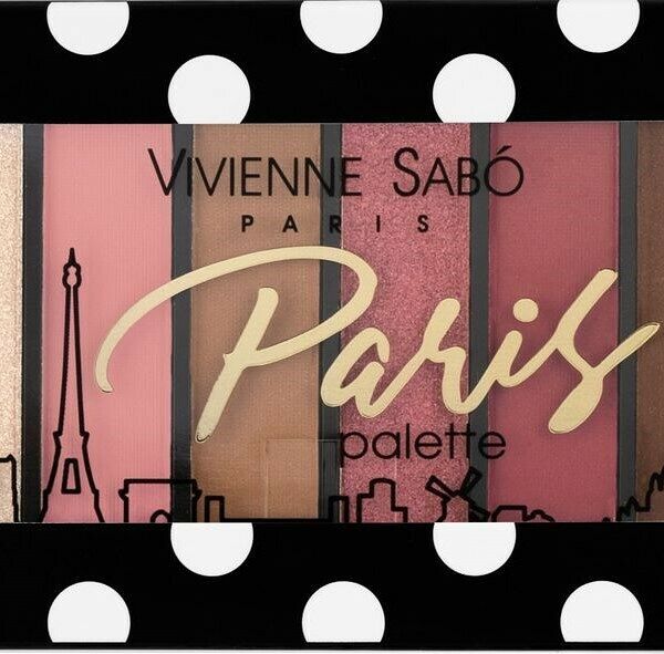 Тени для век Vivienne Sabo Paris 6 цветов тон 04