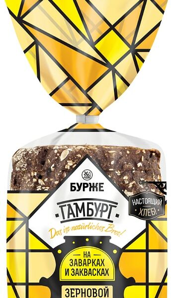 Хлеб Аладушкин Гамбург зерновой в нарезке 400 г