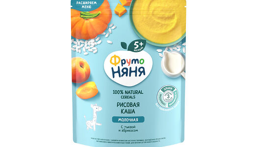 Каша ФрутоНяня Рисовая тыква абрикос