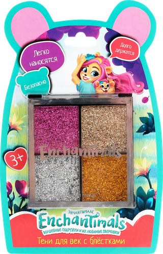 

Игрушка Милая леди Глиттер тени 4 цвета Энчантималс в ассортименте 10 г