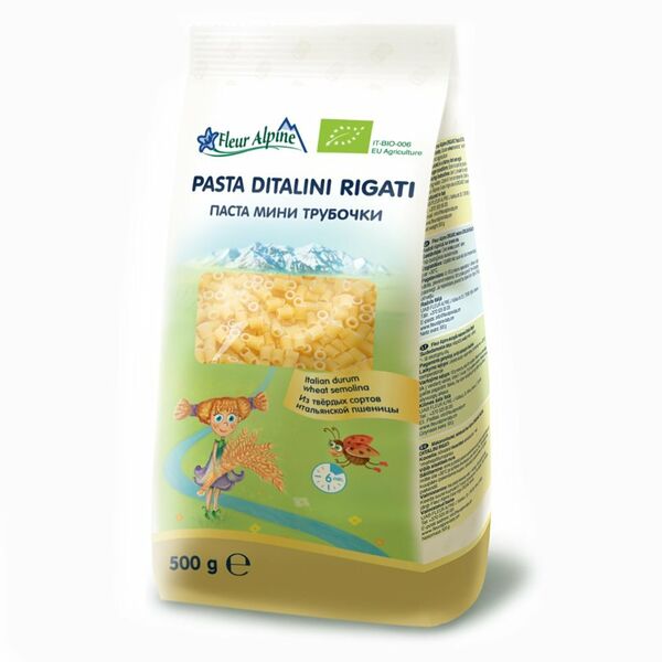 Макаронные изделия мини Трубочки Fleur Alpine