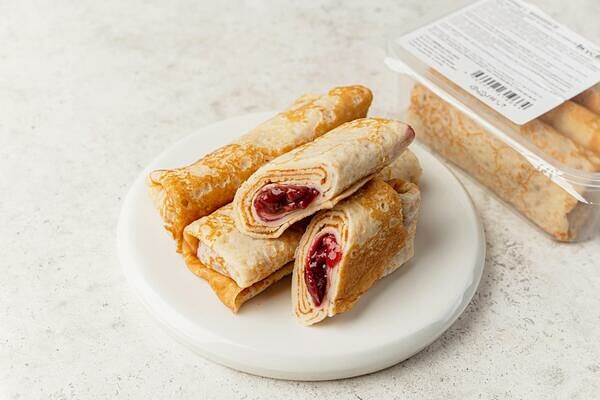 Блины с вишней