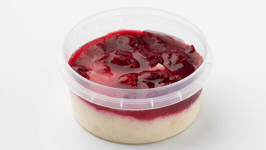 Пудинг Датский с вишней и миндалем