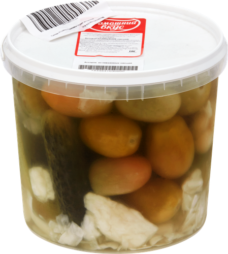 

Ассорти Домашний вкус из квашенных овощей вес