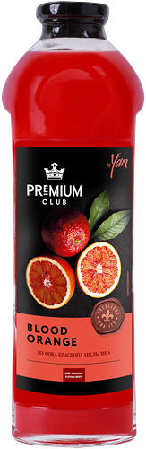 Напиток сокосодержащий Premium Club из красного апельсина, 0.93л