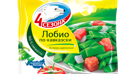 Смесь овощная 4 сезона Лобио по-кавказски