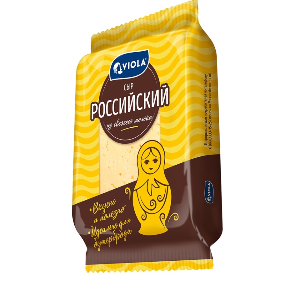 

Сыр полутвердый Viola Российский 50% 350 г