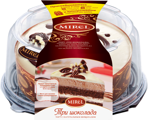 

Торт Три шоколада Mirel 900 г