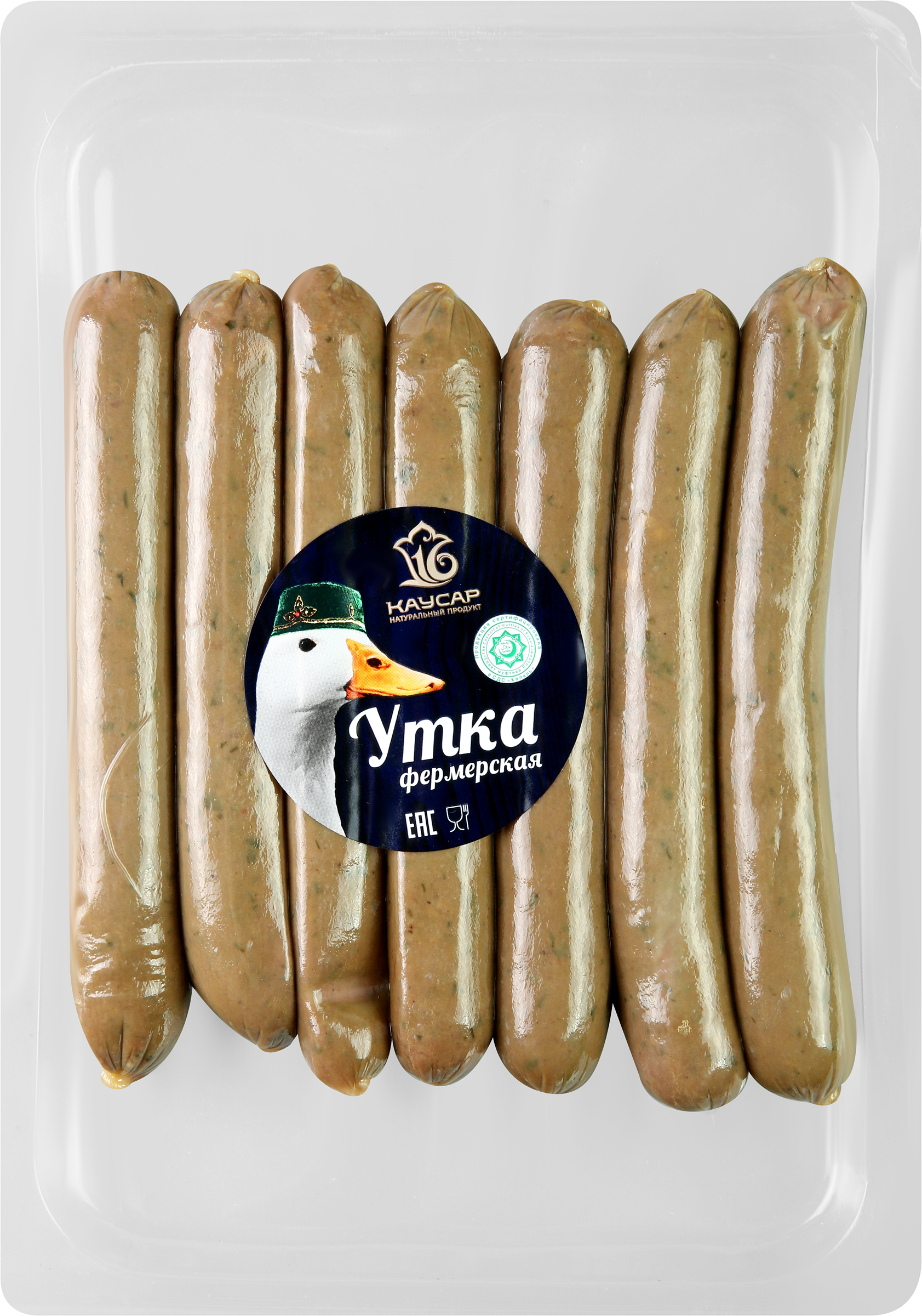 

Колбаски из мяса уток Каусар Любительские Халяль 420 г