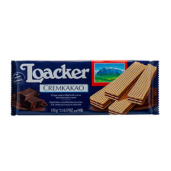 Вафли Loacker Cremkakao, 175г