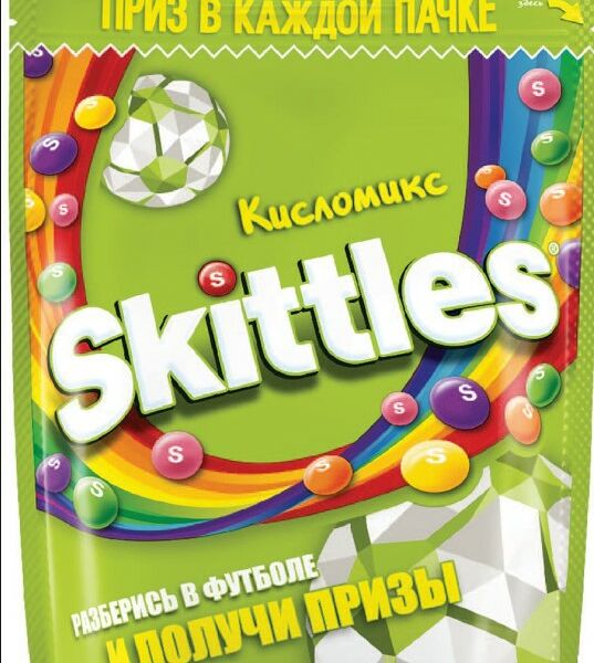 Драже жевательное Skittles Кисломикс