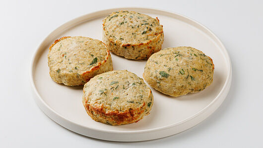 Котлеты по-албански из курицы запеченные, зам.(Продукт замороженный)