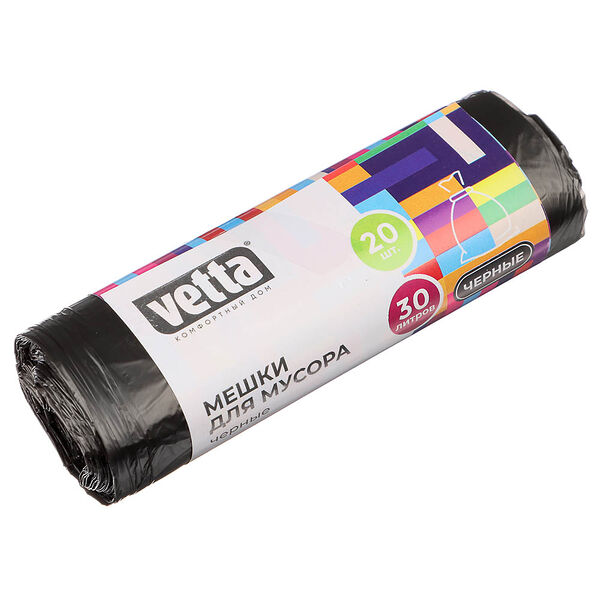 Vetta мешки для мусора 30 л., 20 шт., стандарт, рулон
