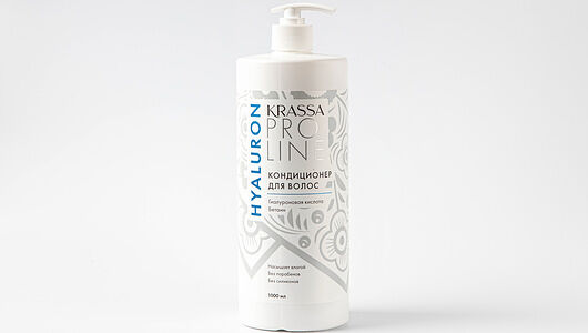 Кондиционер для волос с гиалуроновой кислотой, 1л KRASSA Pro Line Hyaluron