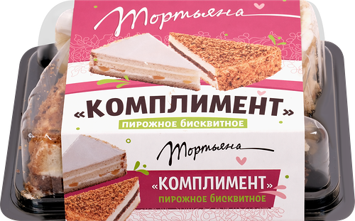 Пирожное Тортьяна Комплимент бисквитное