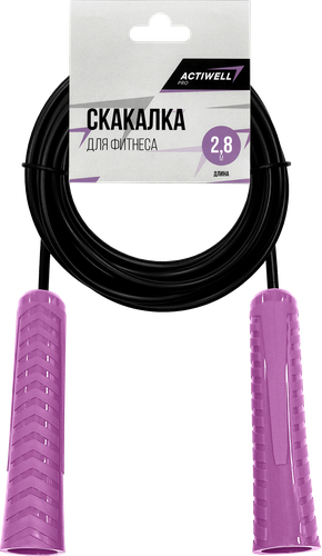 

Скакалка для фитнеса Actiwell эластичный жгут, длина 2,8 м, в ассортименте