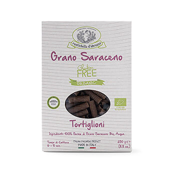 Изделия макаронные Тортильони из гречневой муки био, Rustichella d'Abruzzo, 250 г, Италия