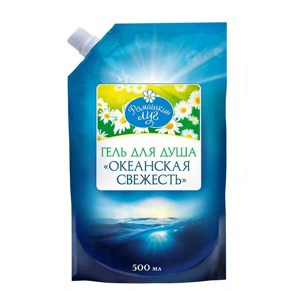Гель для душа Ромашкин луг Океанская свежесть 500мл