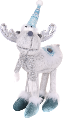 

Фигура новогодняя Homeclub Олень в колпаке и шарфе 46 см, в ассортименте