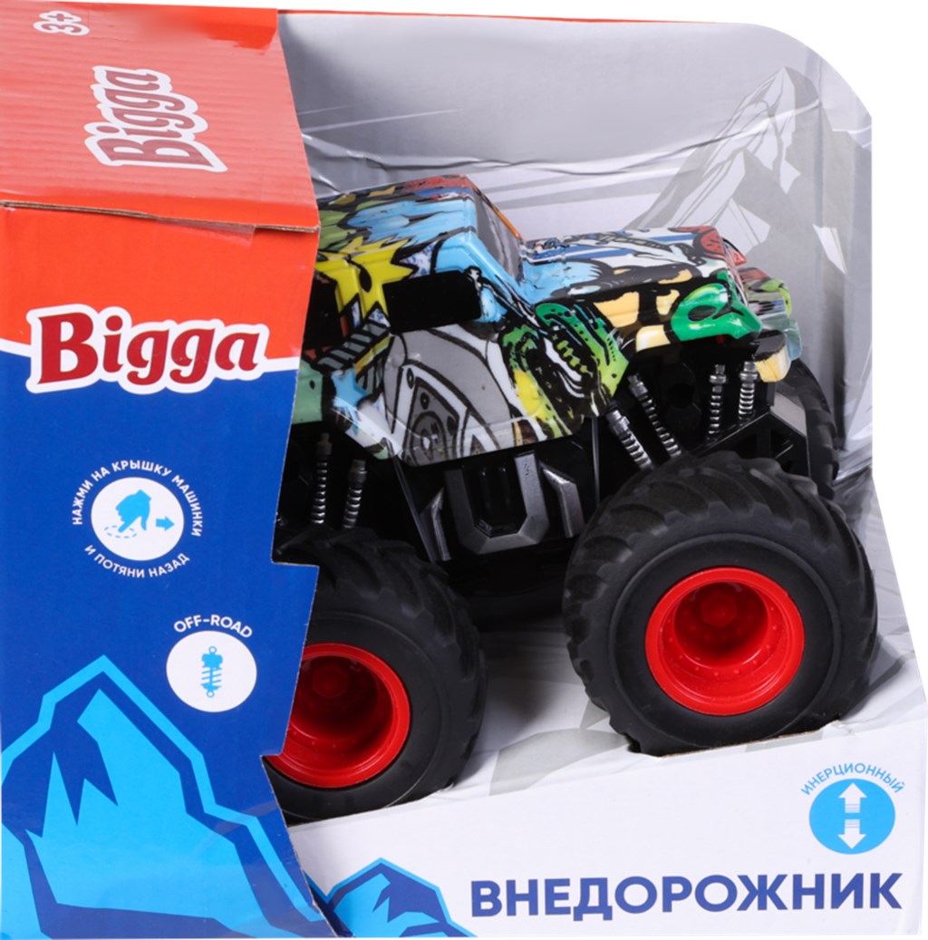 

Игрушка инерционная BIGGA Внедорожник 12см, в ассортименте