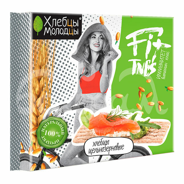 Хлебцы-Молодцы Фитнес Лайн 100гр Витамины Иммунитет
