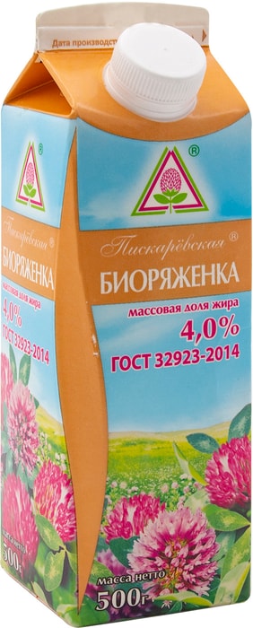 

Биоpяженка Пискаревская 4% 500 г